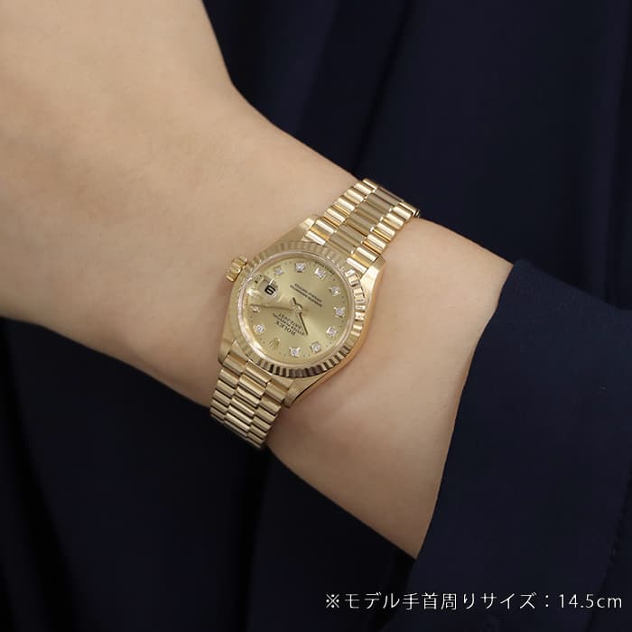 ROLEX ロレックス デイトジャスト 79178G シャンパン 28