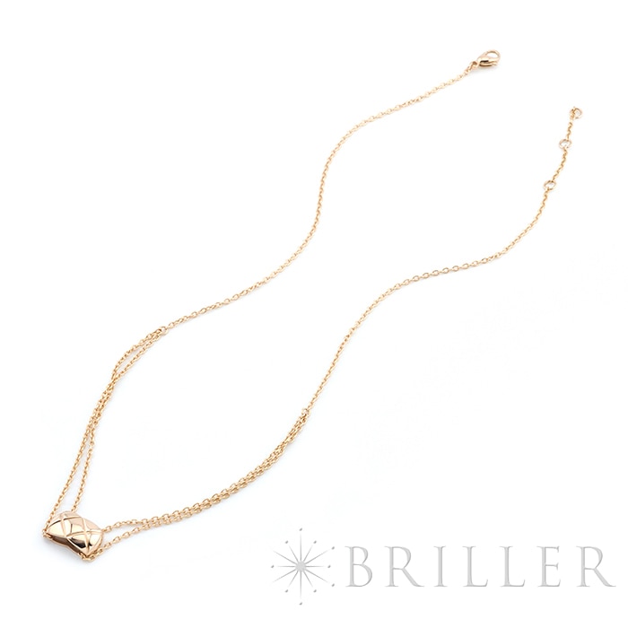 CHANEL シャネル ココ クラッシュ ネックレス ペンダント ベージュゴールド J11356 12