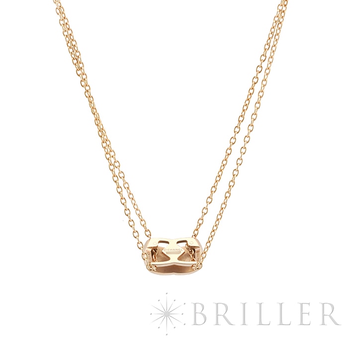 CHANEL シャネル ココ クラッシュ ネックレス ペンダント ベージュゴールド J11356 1