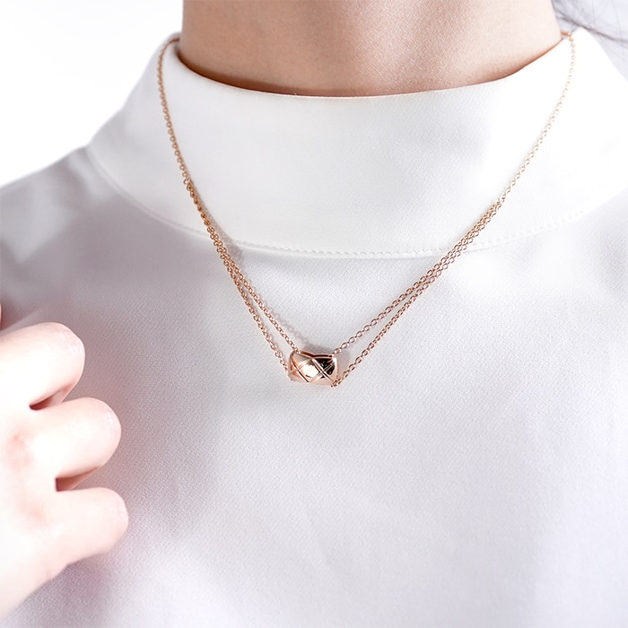 CHANEL シャネル ココ クラッシュ ネックレス ペンダント ベージュゴールド J11356 14