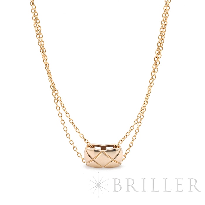 CHANEL シャネル ココ クラッシュ ネックレス ペンダント ベージュゴールド J11356 3