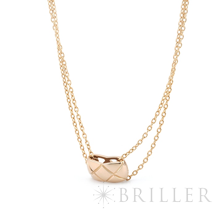 CHANEL シャネル ココ クラッシュ ネックレス ペンダント ベージュゴールド J11356 7
