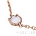 Van Cleef & Arpels ヴァン クリーフ&アーペル ラッキー スプリング ブレスレット 5モチーフ ローズゴールド マザーオブパール VCARP7RR00 9