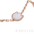 Van Cleef & Arpels ヴァン クリーフ&アーペル ラッキー スプリング ブレスレット 5モチーフ ローズゴールド マザーオブパール VCARP7RR00 7