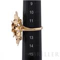 Van Cleef & Arpels ヴァン クリーフ&アーペル フリヴォル リング 8フラワー イエローゴールド ダイヤモンド 13号 VCARB67700 12