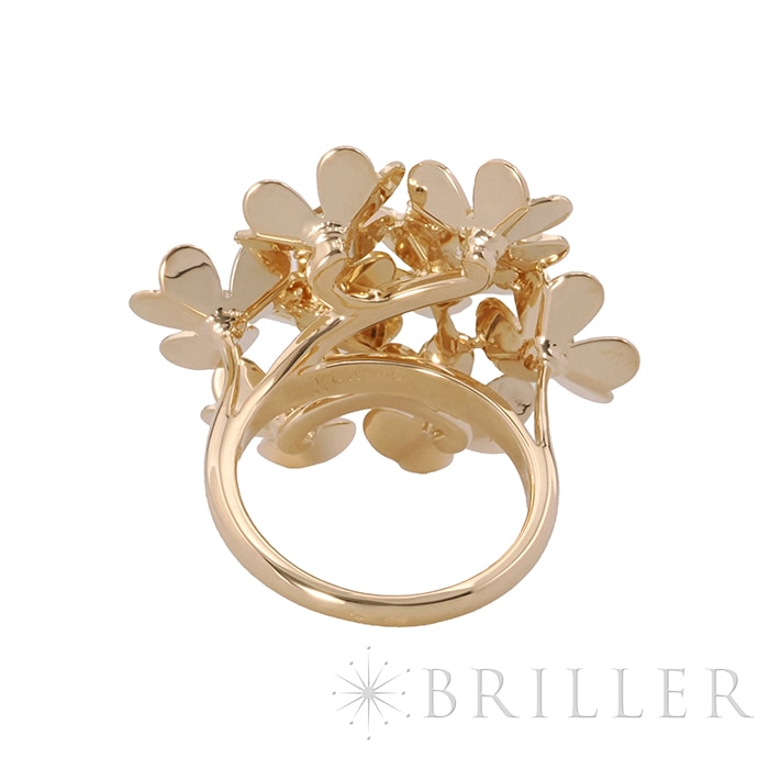 Van Cleef & Arpels ヴァン クリーフ&アーペル フリヴォル リング 8フラワー イエローゴールド ダイヤモンド 13号 VCARB67700 1