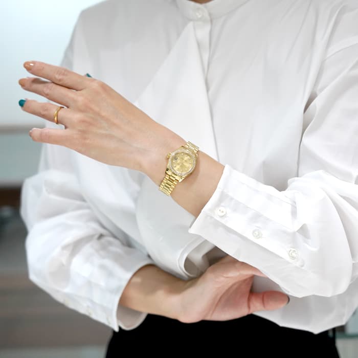 ROLEX ロレックス デイトジャスト 179138G シャンパン 29