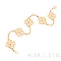 Van Cleef & Arpels ヴァン クリーフ&アーペル アルハンブラ ヴィンテージ アルハンブラ ブレスレット 5モチーフ イエローゴールド ダイヤモンド VCARA41400 12