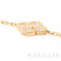 Van Cleef & Arpels ヴァン クリーフ&アーペル アルハンブラ ヴィンテージ アルハンブラ ブレスレット 5モチーフ イエローゴールド ダイヤモンド VCARA41400 7