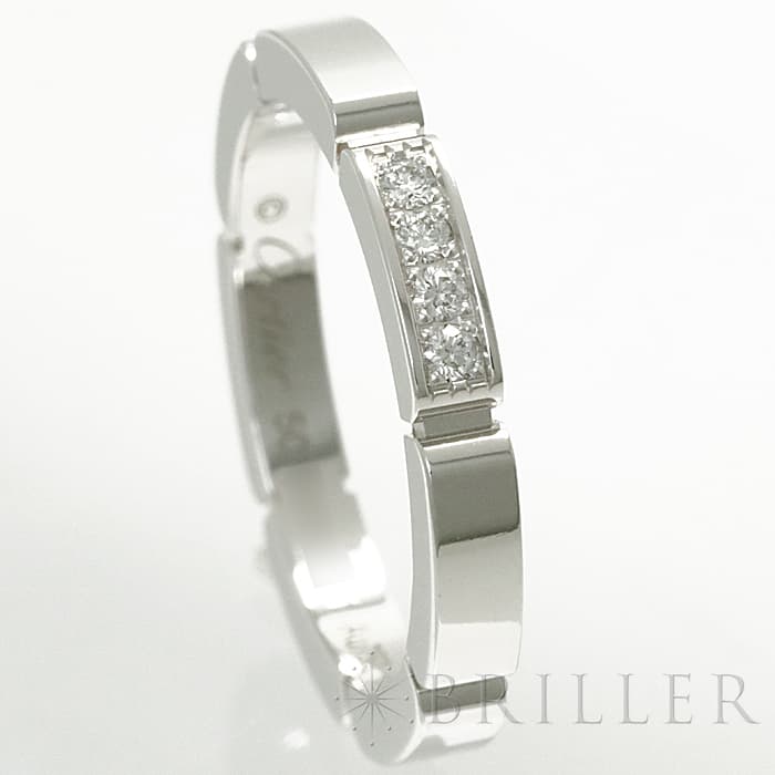 CARTIER カルティエ マイヨン パンテール リング ホワイトゴールド ダイヤモンド4石 10号 B4080400 12