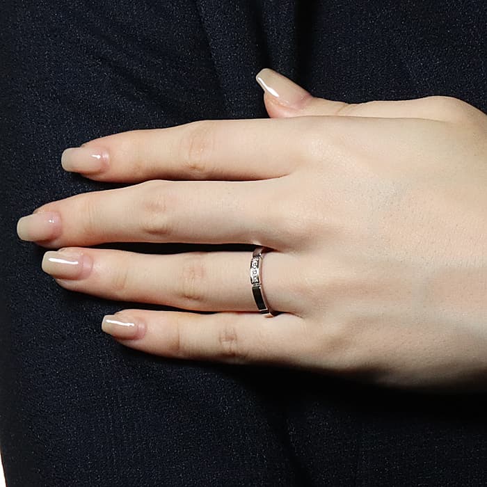 CARTIER カルティエ マイヨン パンテール リング ホワイトゴールド ダイヤモンド4石 10号 B4080400 13