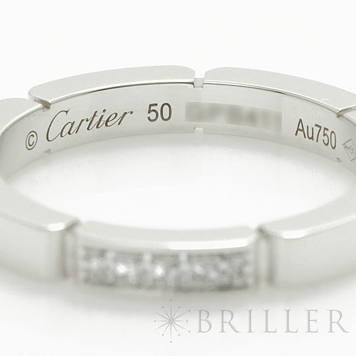 CARTIER カルティエ マイヨン パンテール リング ホワイトゴールド ダイヤモンド4石 10号 B4080400 5