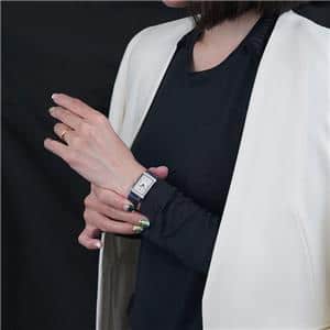 JAEGER LECOULTRE ジャガー・ルクルト レベルソ ワン Q3288420  シルバー ベゼルダイヤ