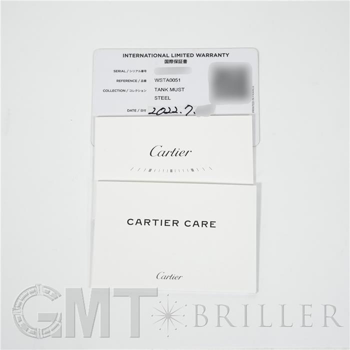 CARTIER カルティエ タンク マスト ドゥ カルティエ ウォッチ SM WSTA0051 4