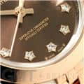 ROLEX ロレックス デイトジャスト 279161 チョコ 9Pスター IXダイヤ ジュビリーブレス 16