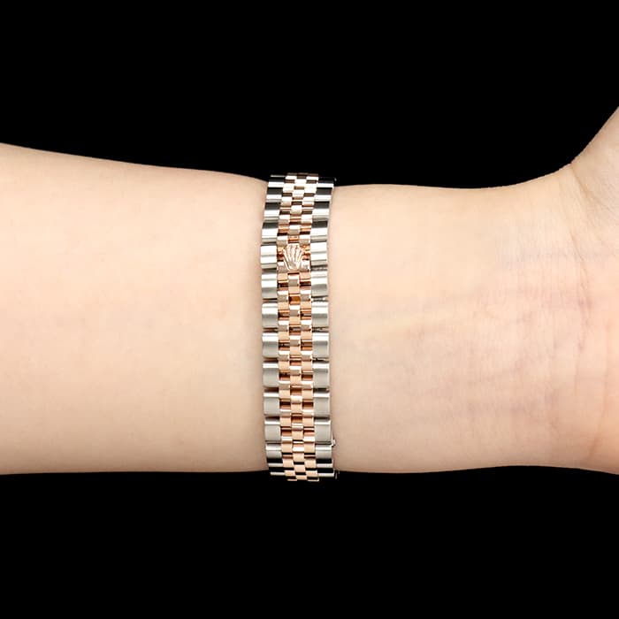 ROLEX ロレックス デイトジャスト 279161 チョコ 9Pスター IXダイヤ ジュビリーブレス 27