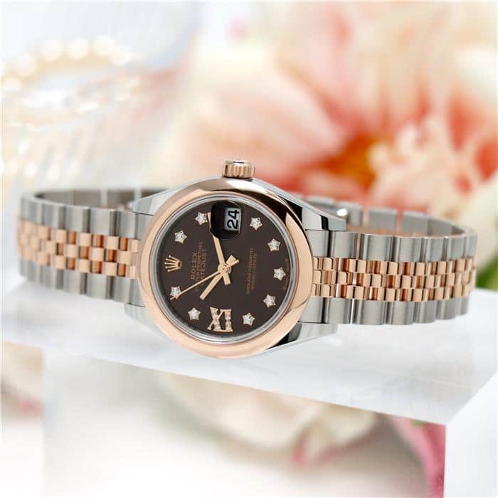 ROLEX ロレックス デイトジャスト 279161 チョコ 9Pスター IXダイヤ ジュビリーブレス 2