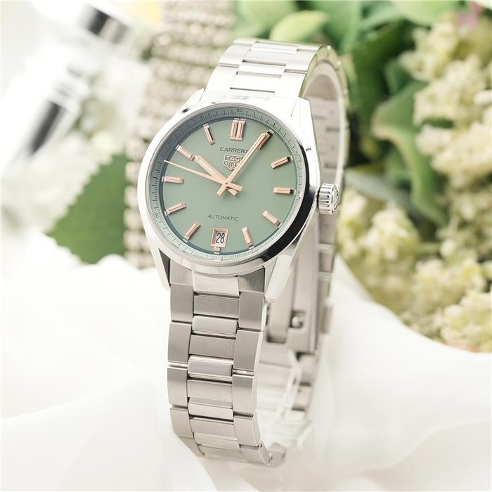 TAG HEUER タグ・ホイヤー カレラ デイト 36mm グリーン WBN2312.BA0001 2