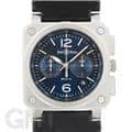 BELL & ROSS ベル&ロス BR 03-94 クロノグラフ BLUE STEEL BR0394-BLU-ST/SCA