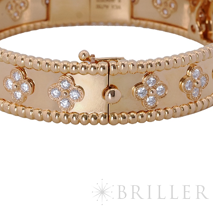 Van Cleef & Arpels ヴァン クリーフ&アーペル ペルレ クローバー ブレスレット ローズゴールド ダイヤモンドスモールモデル VCARP3O200 10