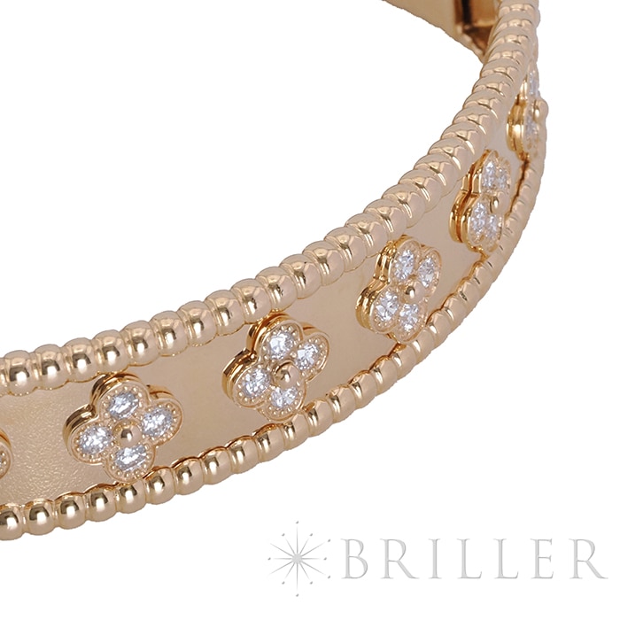 Van Cleef & Arpels ヴァン クリーフ&アーペル ペルレ クローバー ブレスレット ローズゴールド ダイヤモンドスモールモデル VCARP3O200 12