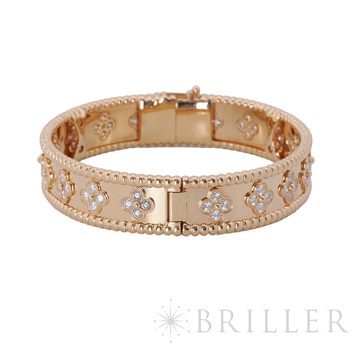 Van Cleef & Arpels ヴァン クリーフ&アーペル ペルレ クローバー ブレスレット ローズゴールド ダイヤモンドスモールモデル VCARP3O200 6