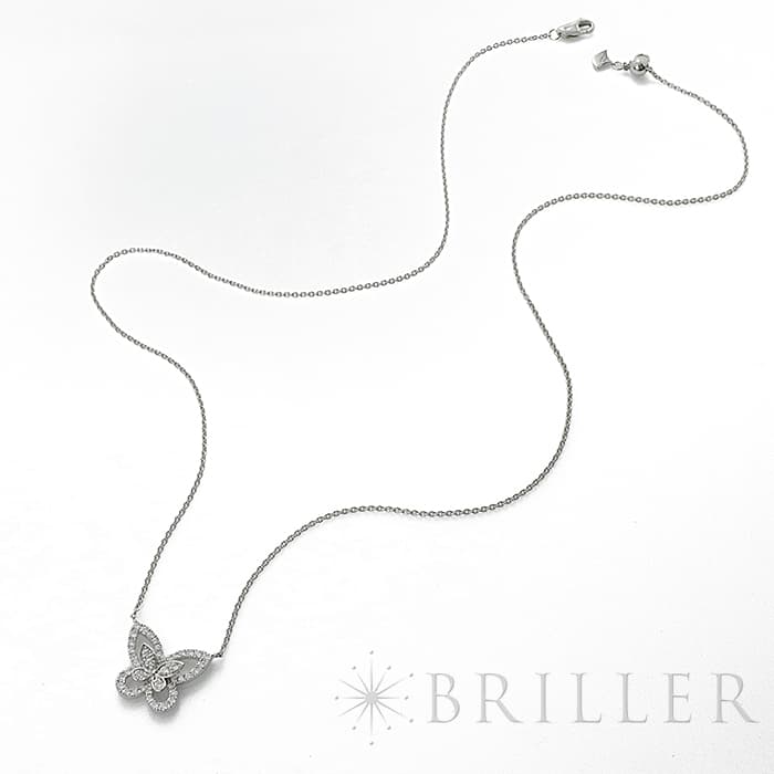 GRAFF グラフ バタフライ シルエット ダイヤモンド ミニ ペンダント RGP695 12