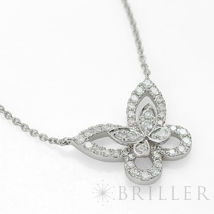 GRAFF グラフ バタフライ シルエット ダイヤモンド ミニ ペンダント RGP695 3