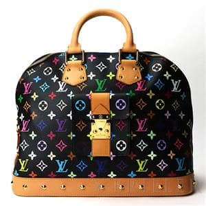 中古)LOUIS VUITTON ルイ・ヴィトン アルマ GM マルチブラック M40442 