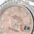 ROLEX ロレックス デイトジャスト 26 179384G ピンク ゴールドクリスタル ジュビリーブレス 16
