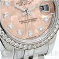 ROLEX ロレックス デイトジャスト 26 179384G ピンク ゴールドクリスタル ジュビリーブレス 18