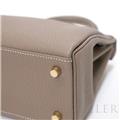 HERMES エルメス ケリー 25 内縫い トゴ エトゥープ ゴールド金具 18
