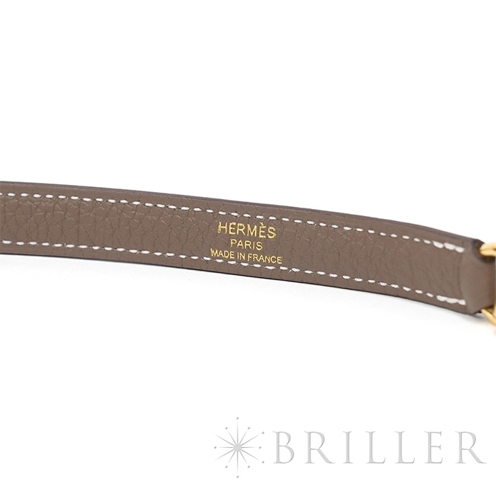 HERMES エルメス ケリー 25 内縫い トゴ エトゥープ ゴールド金具 28