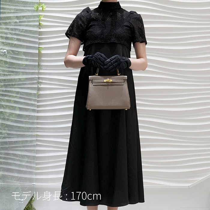 HERMES エルメス ケリー 25 内縫い トゴ エトゥープ ゴールド金具 29