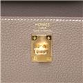 HERMES エルメス ケリー 25 内縫い トゴ エトゥープ ゴールド金具 5
