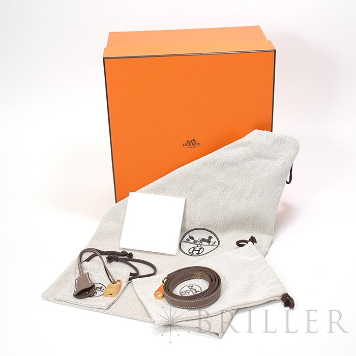 HERMES エルメス ケリー 25 内縫い トゴ エトゥープ ゴールド金具 7