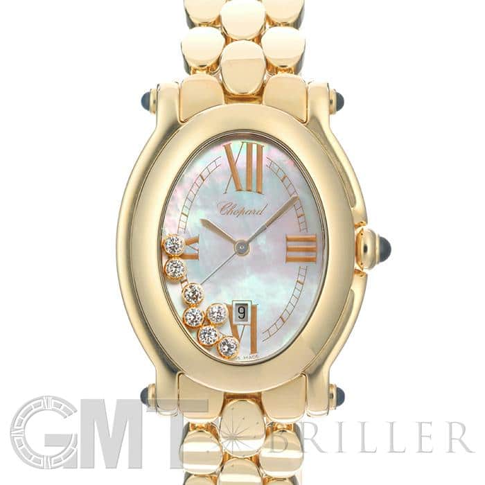 中古)CHOPARD ショパール ハッピースポーツ オーバル 277085-0009（商品ID：3717014649664）詳細ページ  レディースブランド サロン BRILLER レディース腕時計、ブランドバッグ、ブランドジュエリーのオンラインストア
