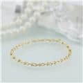 TIFFANY & Co. ティファニー ハードウェア ブレスレット マイクロリンク イエローゴールド ミディアムサイズ 60416931/60416923