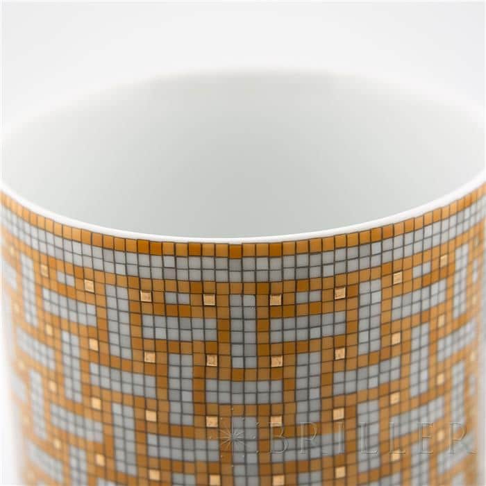HERMES エルメス マグ 〈モザイク 24〉 ゴールド 13