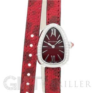 BVLGARI ブルガリ セルペンティ SPS27C9SDL レッド SS ベゼルダイヤ