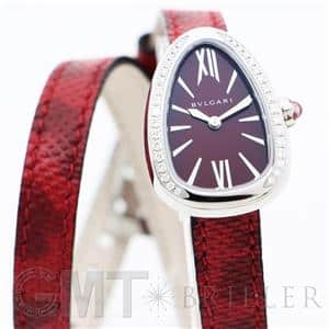 BVLGARI ブルガリ セルペンティ SPS27C9SDL レッド SS ベゼルダイヤ