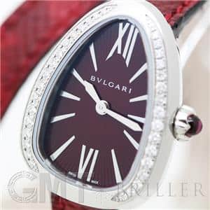 BVLGARI ブルガリ セルペンティ SPS27C9SDL レッド SS ベゼルダイヤ