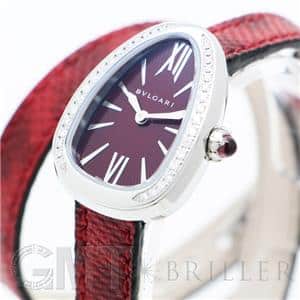 BVLGARI ブルガリ セルペンティ SPS27C9SDL レッド SS ベゼルダイヤ