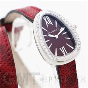 BVLGARI ブルガリ セルペンティ SPS27C9SDL レッド SS ベゼルダイヤ