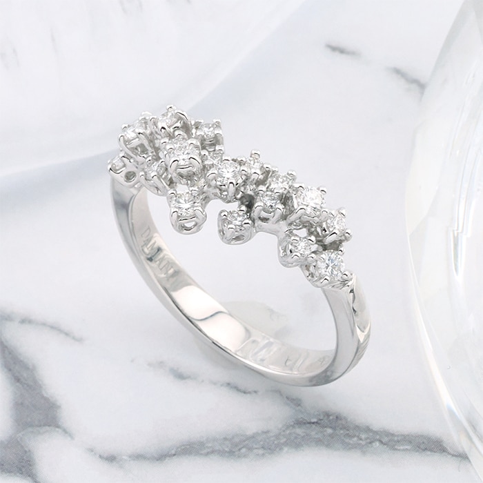 Damiani ダミアーニ ミモザ リング ホワイトゴールド ダイヤモンド 13号 20086882 2