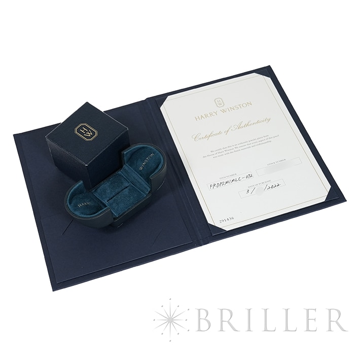 HARRY WINSTON ハリー・ウィンストン リリークラスター ミニ リング ダイヤモンド プラチナ 14号 FRDPSM1MLC 6