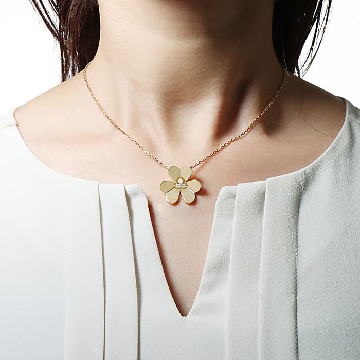 Van Cleef & Arpels ヴァン クリーフ&アーペル フリヴォル フリヴォル ペンダント ラージモデル VCARC96800 イエローゴールド 14
