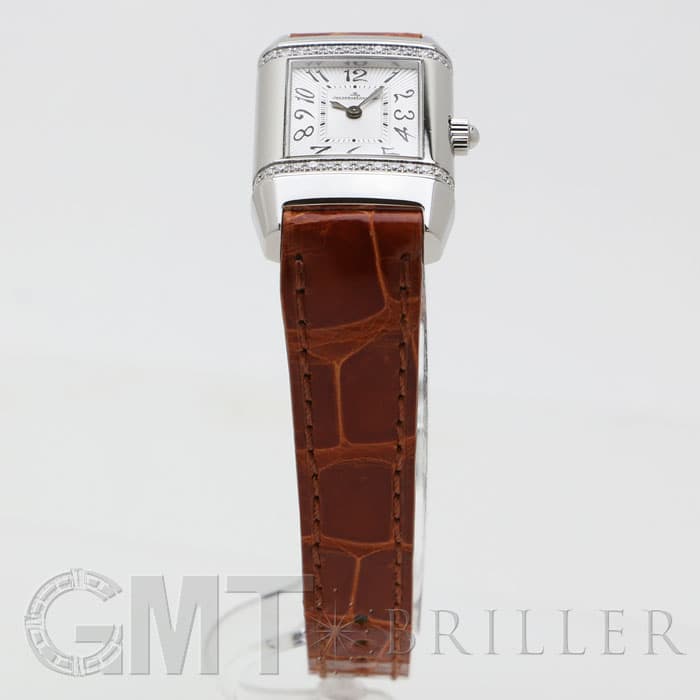 JAEGER LECOULTRE ジャガー・ルクルト レベルソ レディー ダイヤモンド クォーツ Q2658430 レザーストラップ 16