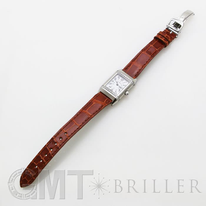 JAEGER LECOULTRE ジャガー・ルクルト レベルソ レディー ダイヤモンド クォーツ Q2658430 レザーストラップ 22