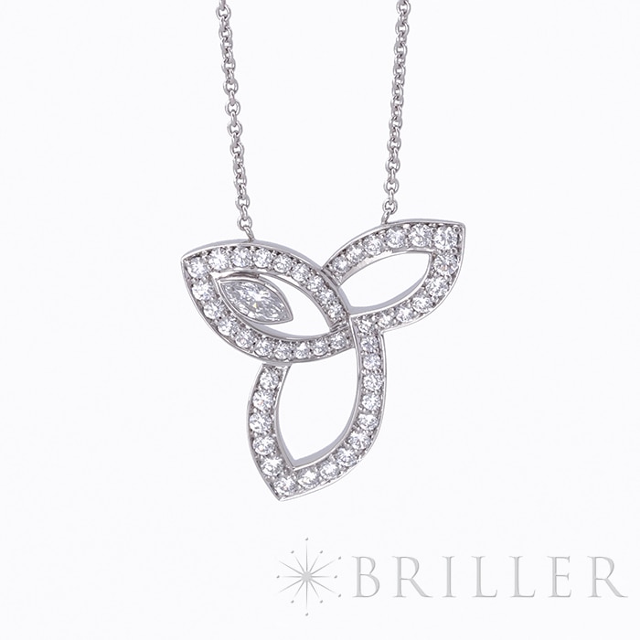 HARRY WINSTON ハリー・ウィンストン リリークラスター ペンダント プラチナ ダイヤモンド PEDPMQRFLC 3